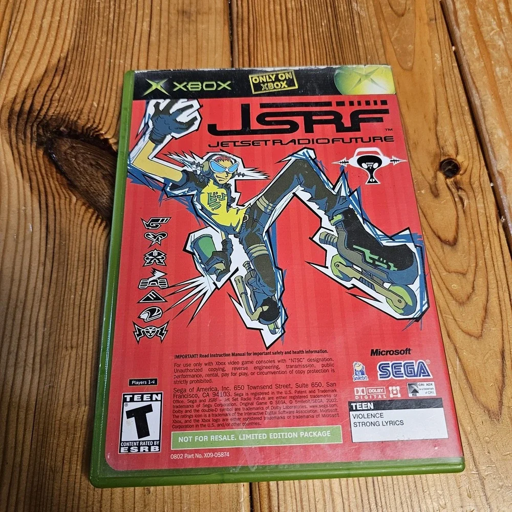 JSRF Jet Set Radio Future & Sega GT 2002 - Original Xbox